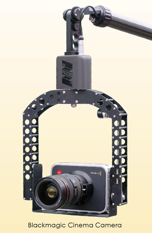 Black Magic Camera on Polecam